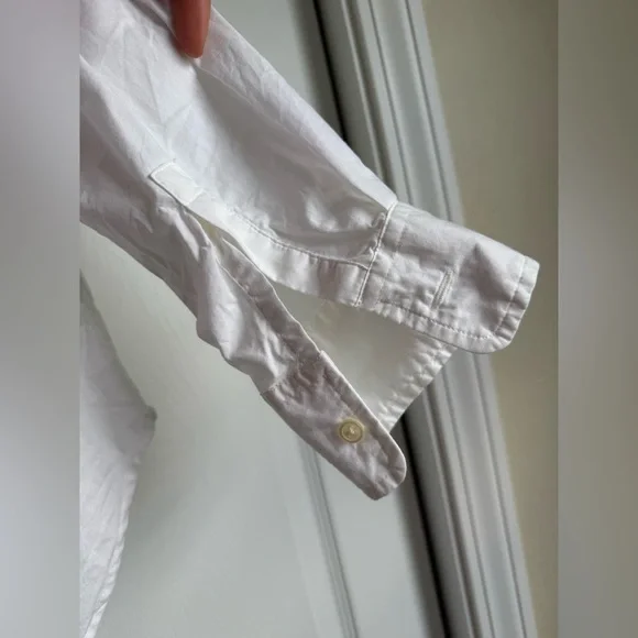 GAP White Long-Sleeve Button Shirt - Picture 2 of 9